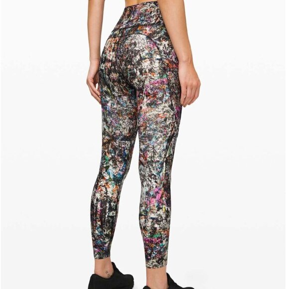 Lululemon Fast and Free Tight II 25" *Non-Reflective Nulux Vitalize Multi - Picture 6 of 6